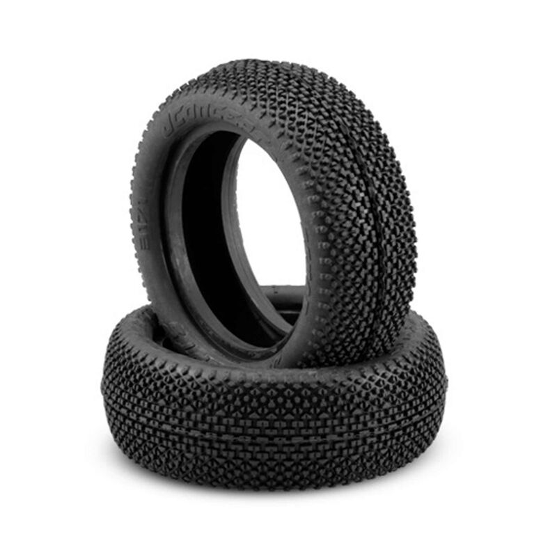 1/10 ReHab 2.2” Front Buggy Tires and Inserts, Green Compound (2)