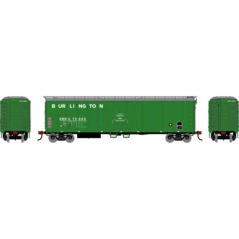 HO RND 50' Exterior Post Mechanical Reefer, RBBQ #79880