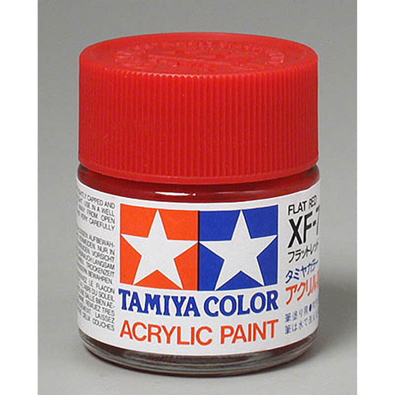 Acrylic XF7 Flat, Red