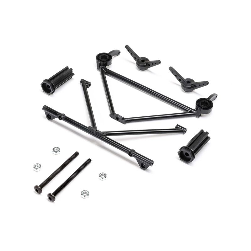 Spare Tire Mount & Support: 1/10 Baja Rey 2.0