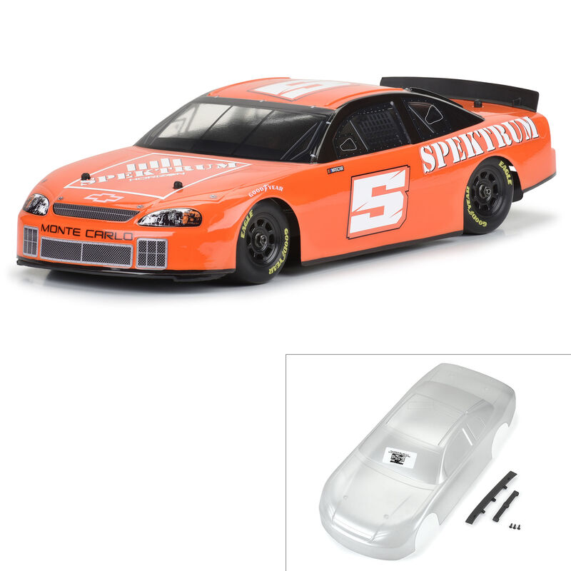 1/12 Pre-Cut 1996 Chevy Monte Carlo Clear Body: Losi NASCAR
