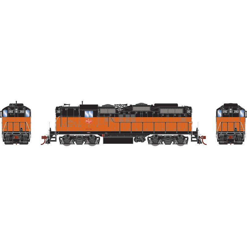 HO GP9 Locomotive, MILW #282