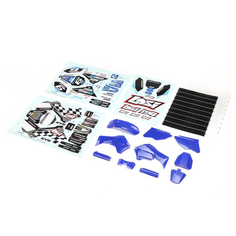 Blue Plastics with Wraps: PM-MX/SM