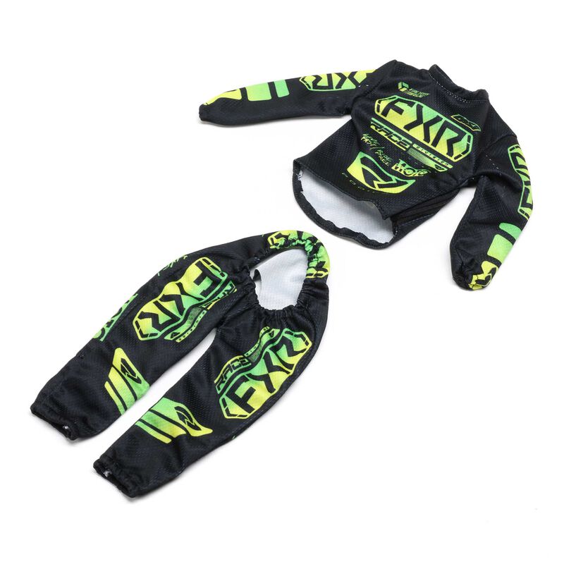 Rider Jersey Set FXR Black Podium Gladiator: PM-SM/MX