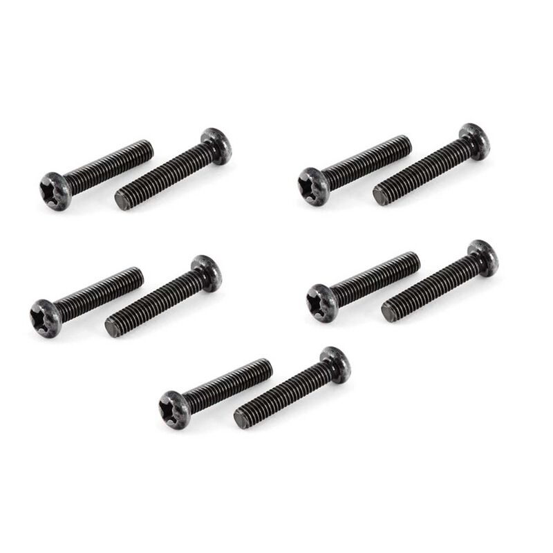 Button Head Cross Machine Screw 3x15mm (10)