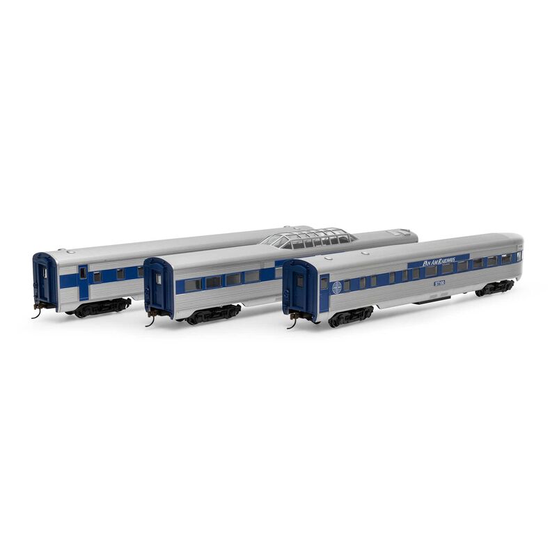 HO Streamline Passenger Cars, Pan Am (3)