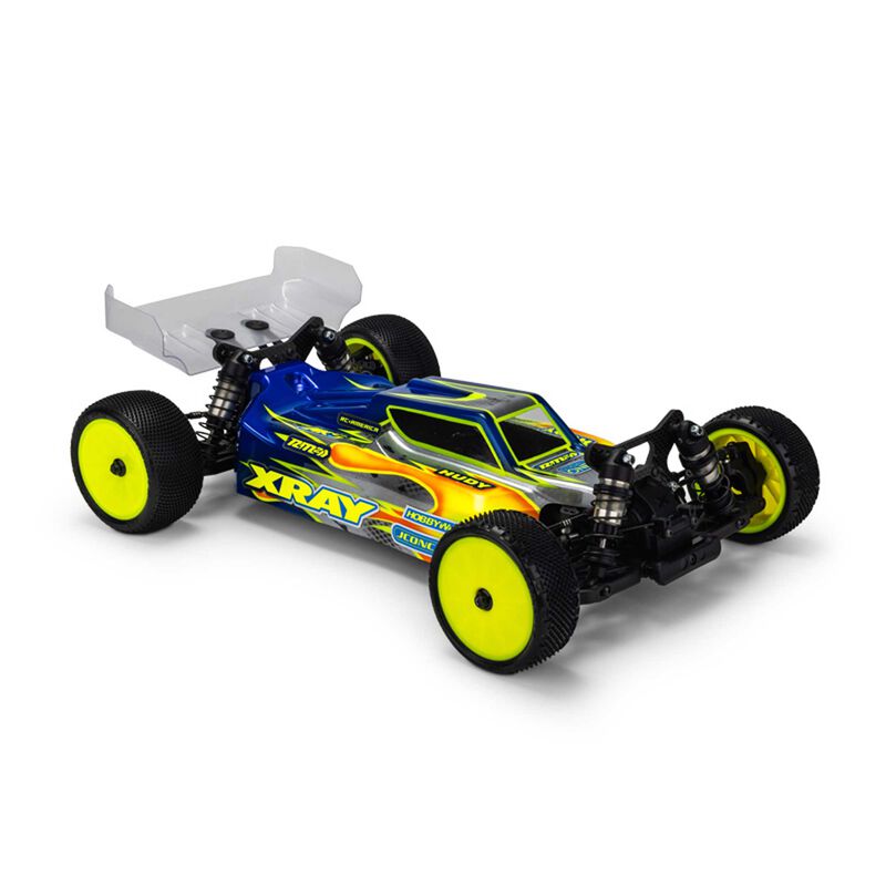 1/10 S15 XRAY XB4 2024 Polycarbonate Body w/ Carpet, Turf, & Dirt Wing (Light Weight)