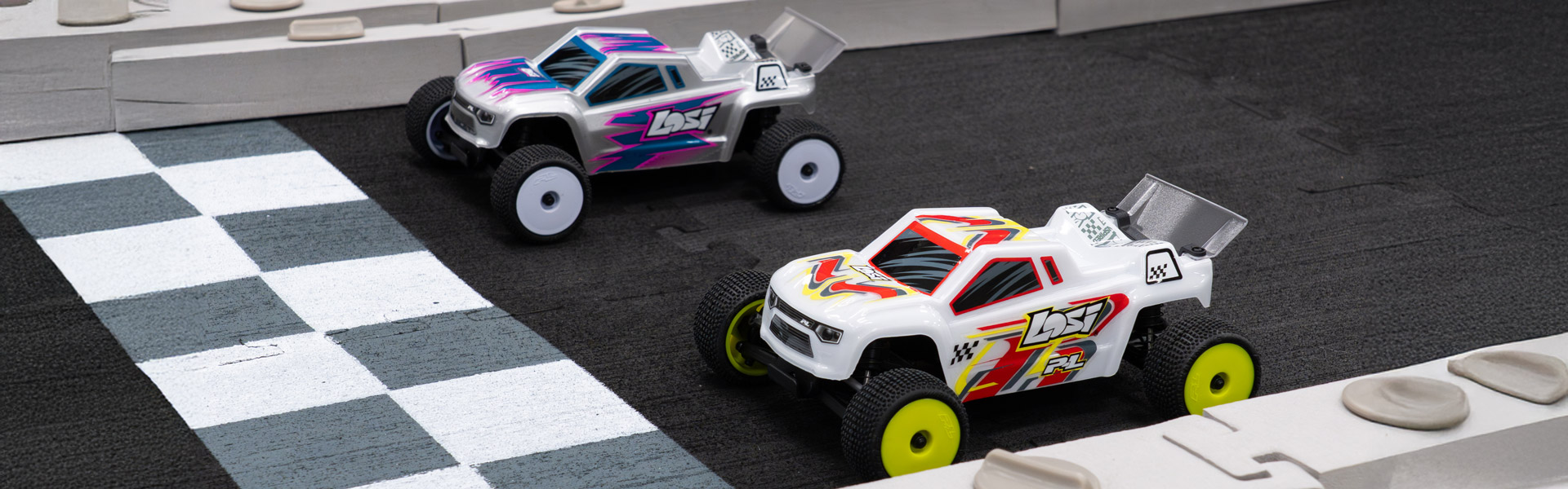 The 1/28 Micro-T 2S 2WD Ready-to-Run RC Stadium Truck